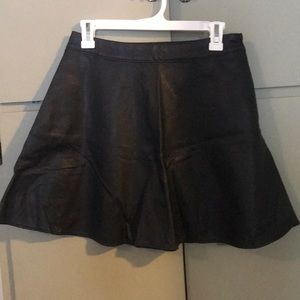 Abercrombie & Fitch faux leather skirt